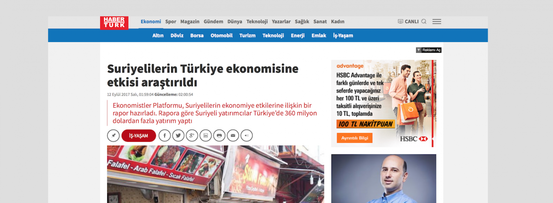 Habertürk: ‘Türkiye’deki Suriyeli Yatırımcılar’
