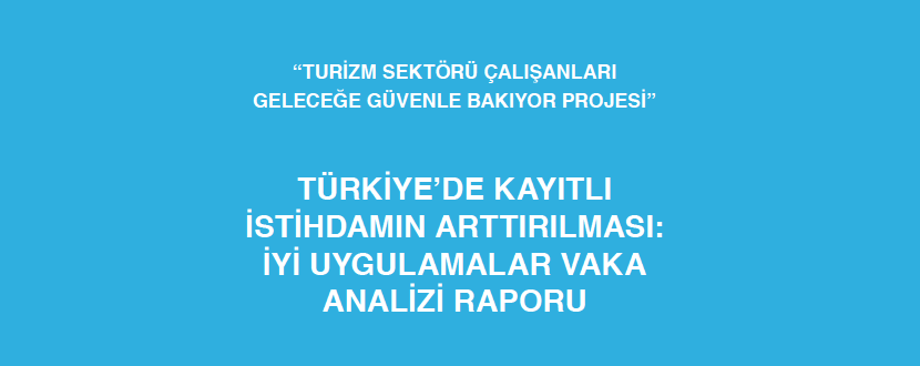 Türkiye’de Kayıtlı İstihdamın Arttırılması : İyi Uygulamalar Vaka Analizi Raporu